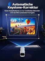 SOOMFON Mini Projektor 1080P Bluetooth Autofókusz Hordozható Okostelefon Tablet Laptop 7