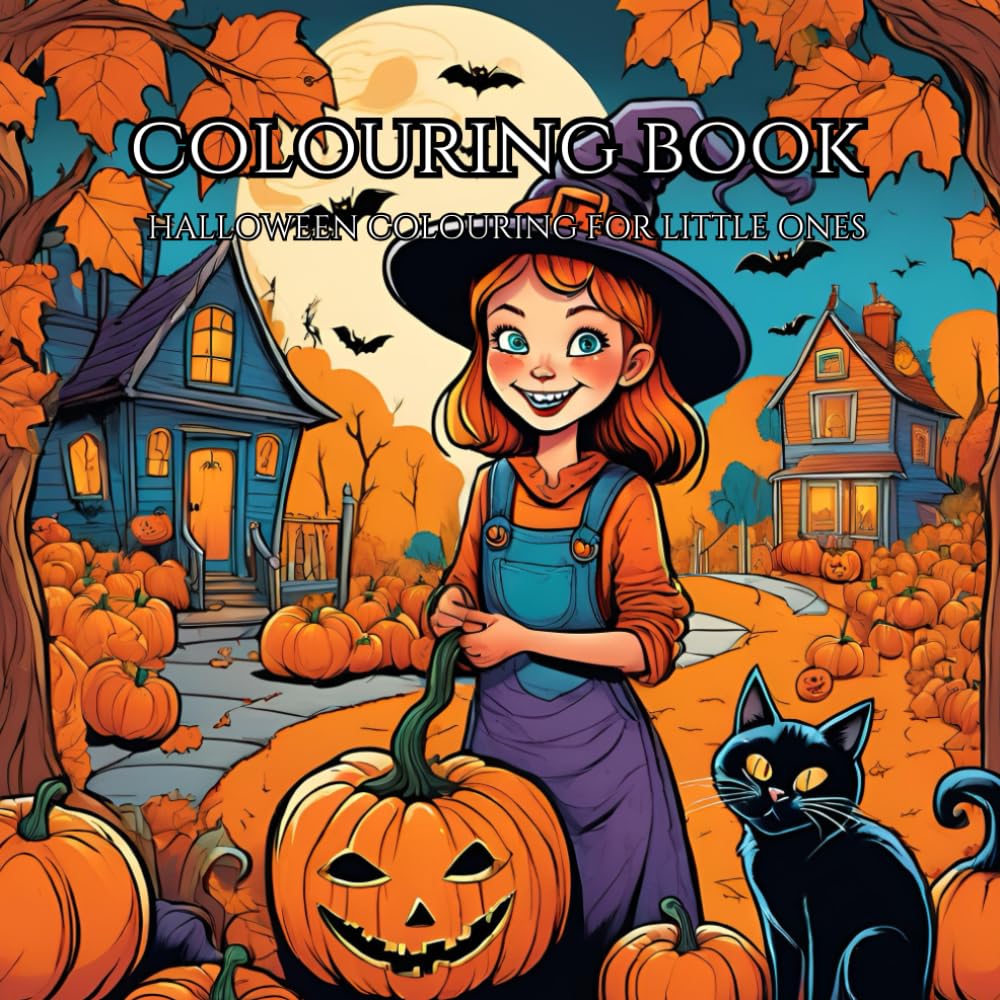 Happy Halloween: Colouring Fun for Little Ones: Encourage Concentration, Coordination, and Creativity