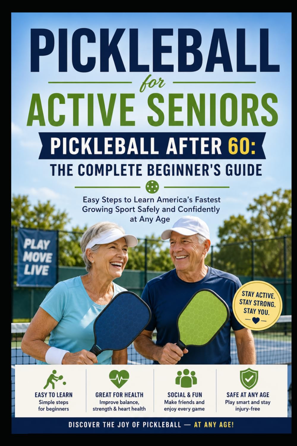 Pickleball After 60: The Complete Beginner's Guide: Easy Steps to Learn America's Fastest Growing Sport Safely and Confidently at Any Age
