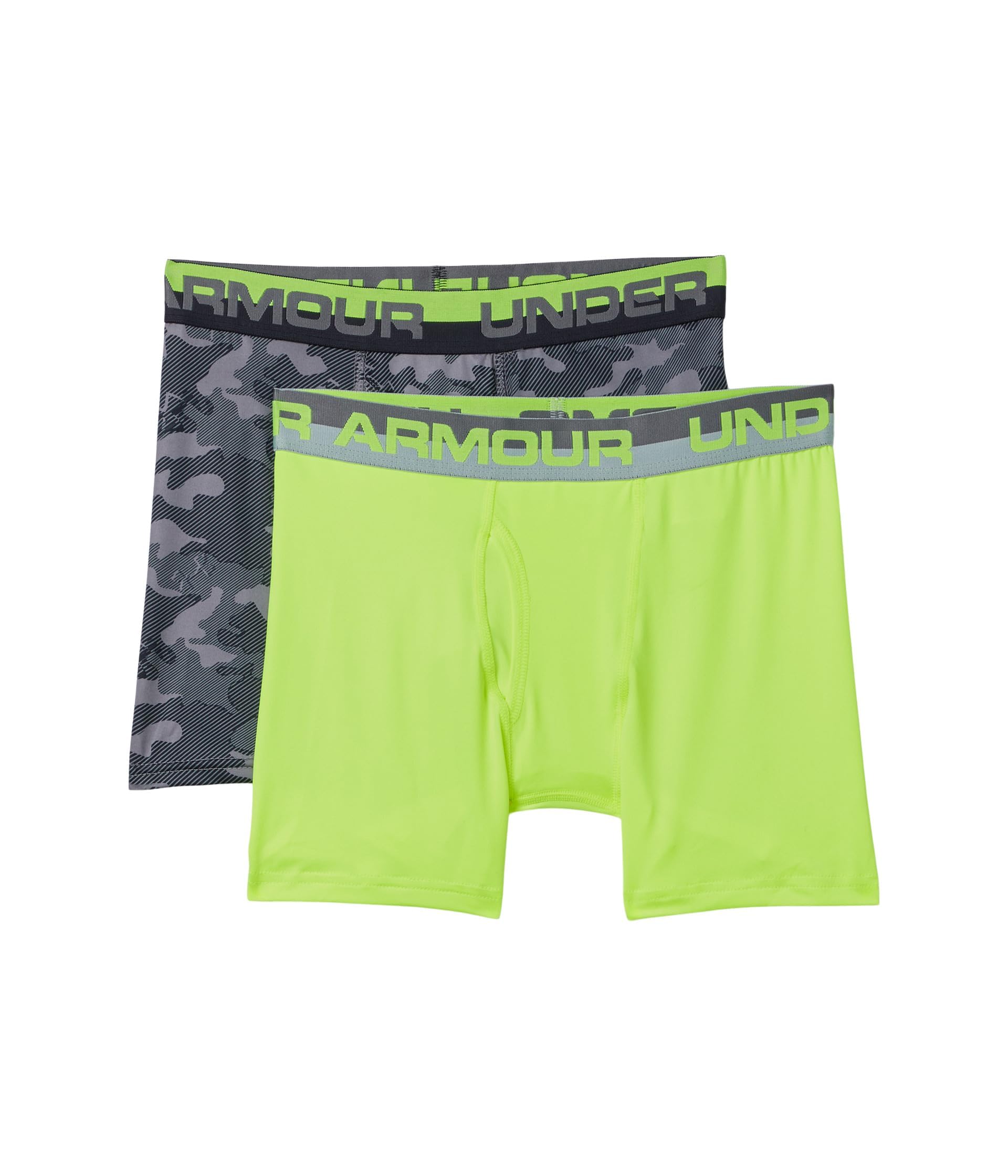 Under Armour boys2 Pack Performance Boxer Briefs Boxer-Briefs - Multi - Medium
