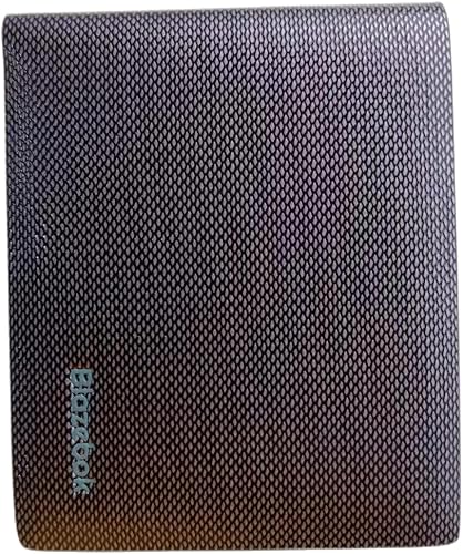 LEAZAUXUS Billeteras delgadas con bolsillo frontal para hombre, con bloqueo RFID, minimalista, de cuero, clip para dinero, billetera delgada para