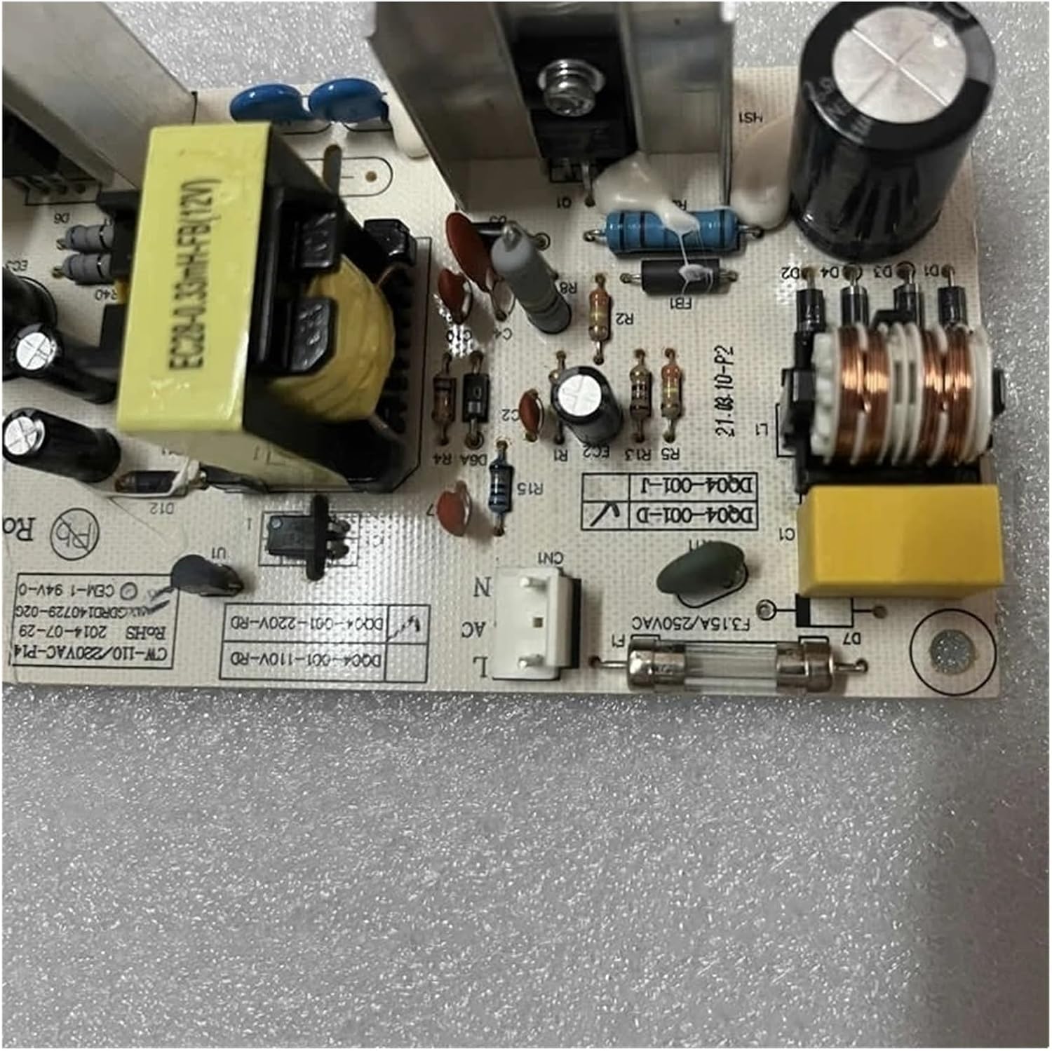 DQ04-001-D 220V Red Wine Cabinet Circuit Board DQ04-001-J 220V Wine Cabinet Main Board 220V Power Supply Board(DQ04-001-J)