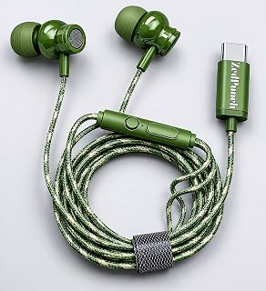 Gaming Type-C Wired Earphone with Mic, 10mm Dynamic Bass Driver, Magnetic in-Ear Headphones, Low Latency Sound for Gaming,... Price In India
