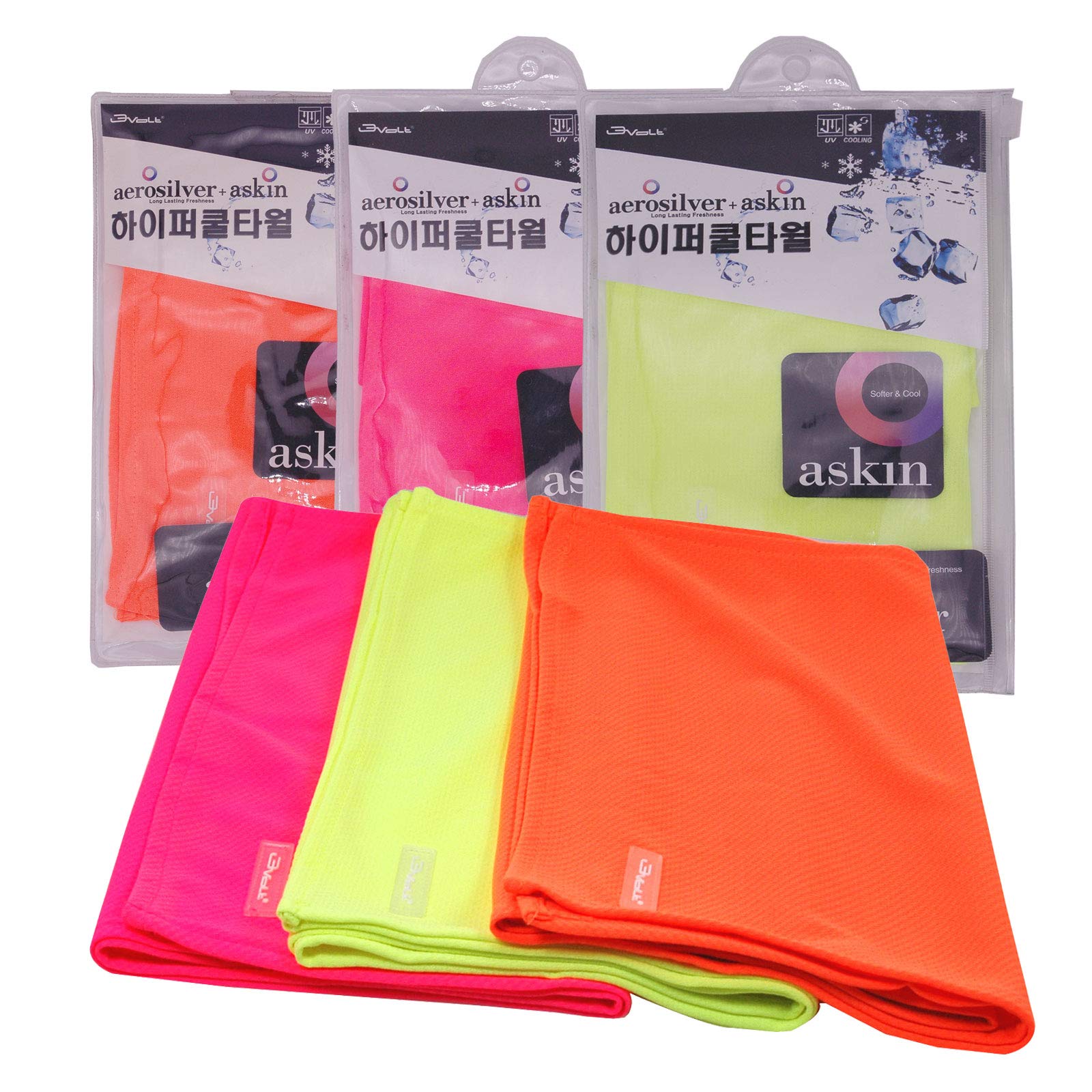 Chilly Cooling Towels for Neck - Workout, Gym, Fitness, Golf, Yoga, Camping, Hiking, Bowling, Travel, Outdoor Sports Towel for Instant Cooling Relief Scarf