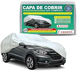 Capa para carro suv compacto forro total impermeavel proteção UV Silver