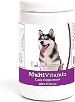 Vista 3 de Healthy Breeds Bulldog Multivitamínico Masticable Suave para Perros 180 Recuento