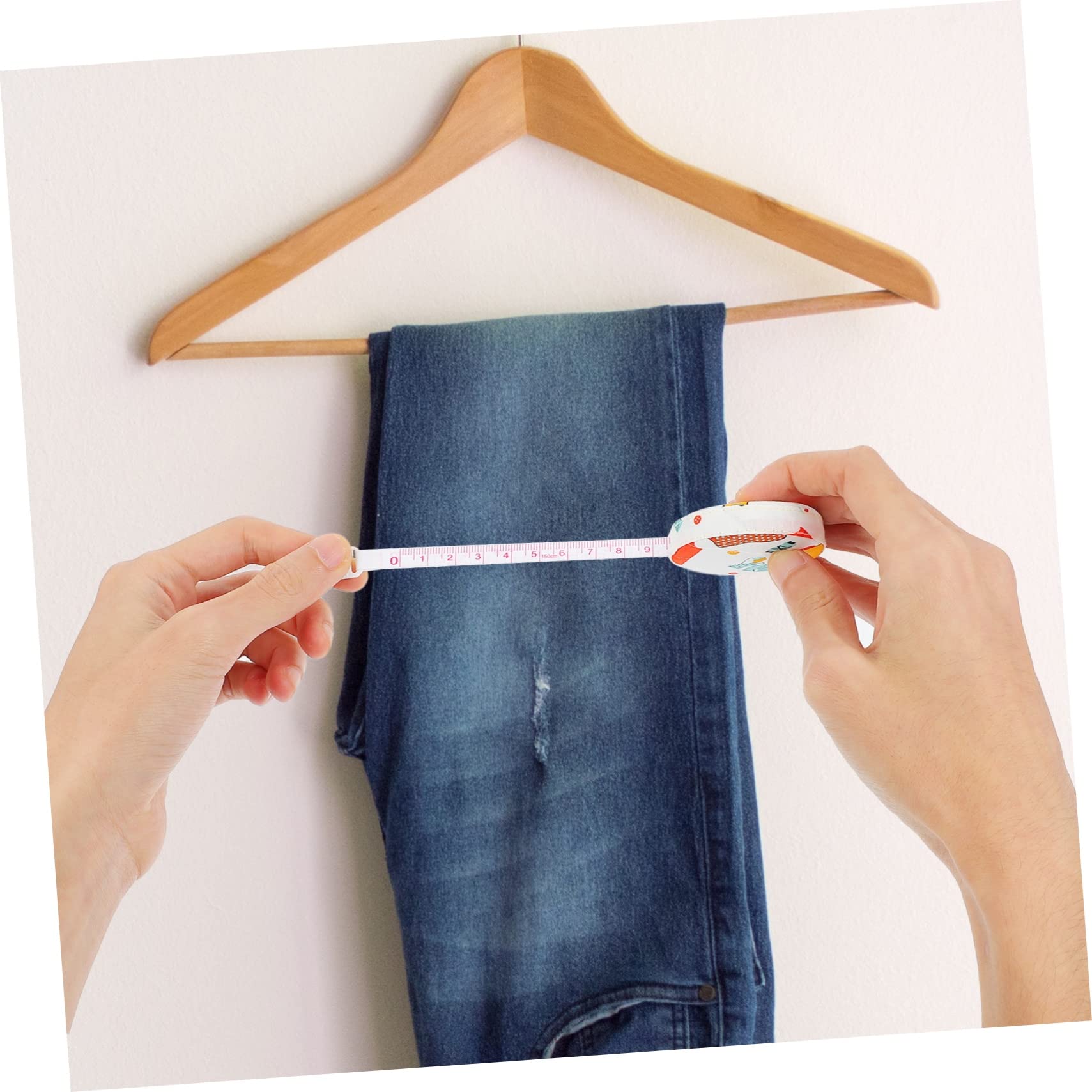 Gadpiparty Cinta De Retráctil Para Costura Y Manualidades De Herramienta Práctica Para Medición Ropa Y Sastrería 2 Piezas X 5