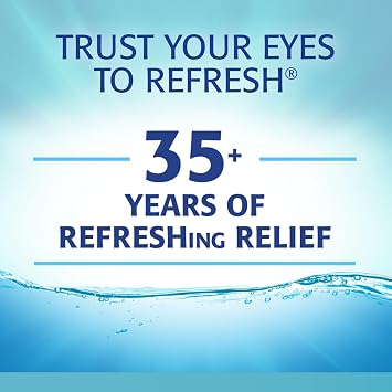 REFRESH CONTACTS Contact Lens Comfort Drops Artificial Tears Contact Lens Rewetter, 0.4 fl oz (12 mL)