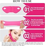 Collagène V ligne de levage Masque Double Chin Réducteur 10PCS Masque visage de soins hydratant et raffermissant