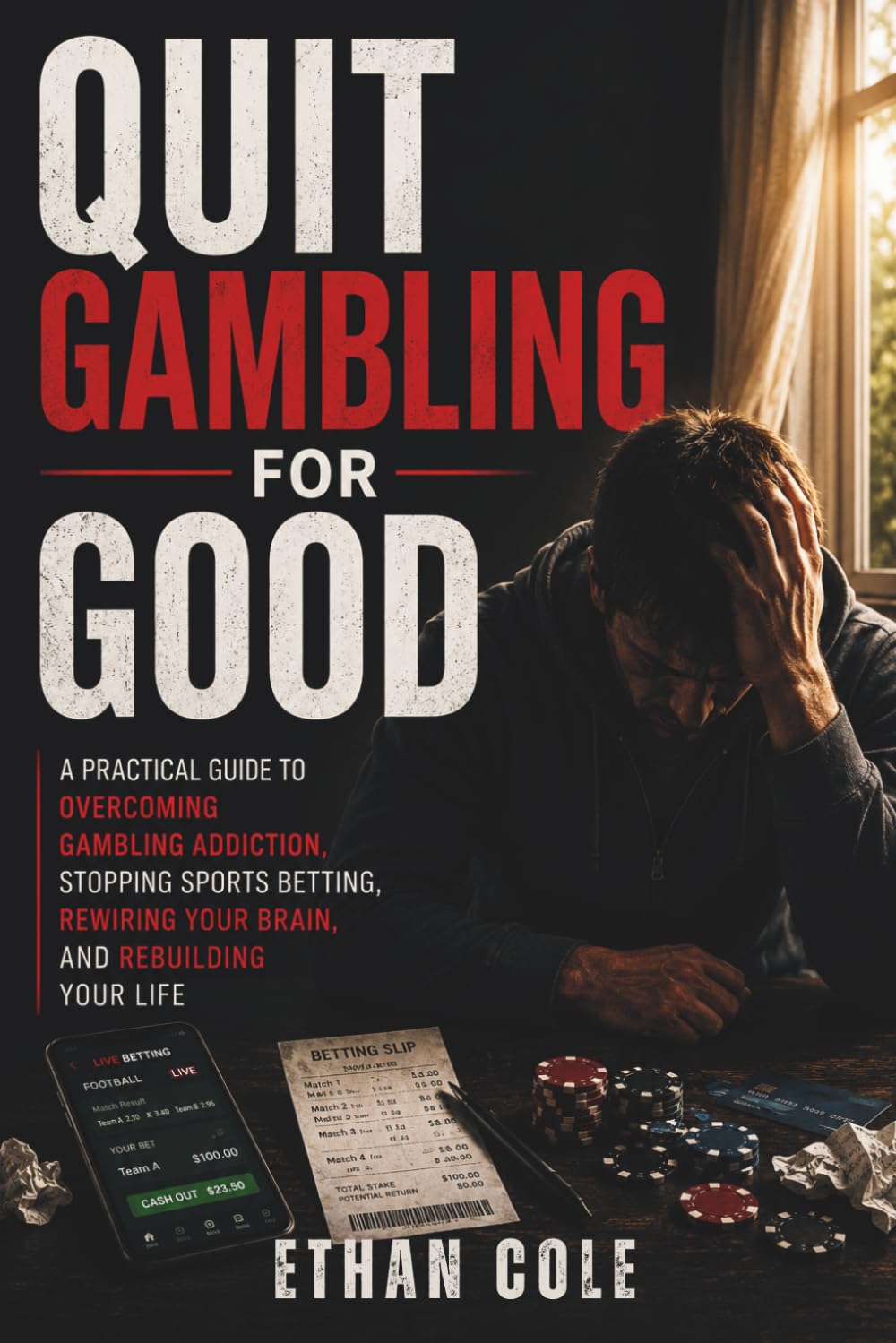 QUIT GAMBLING FOR GOOD: A Practical Guide to Overcoming Gambling Addiction, Stopping Sports Betting, Rewiring Your Brain, and Rebuilding Your Life