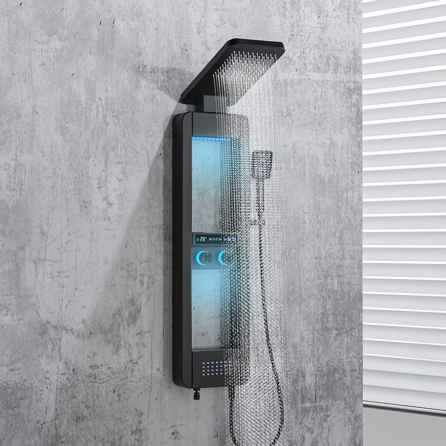 Système tour de douche LED pour transformer votre salle de bain en spa