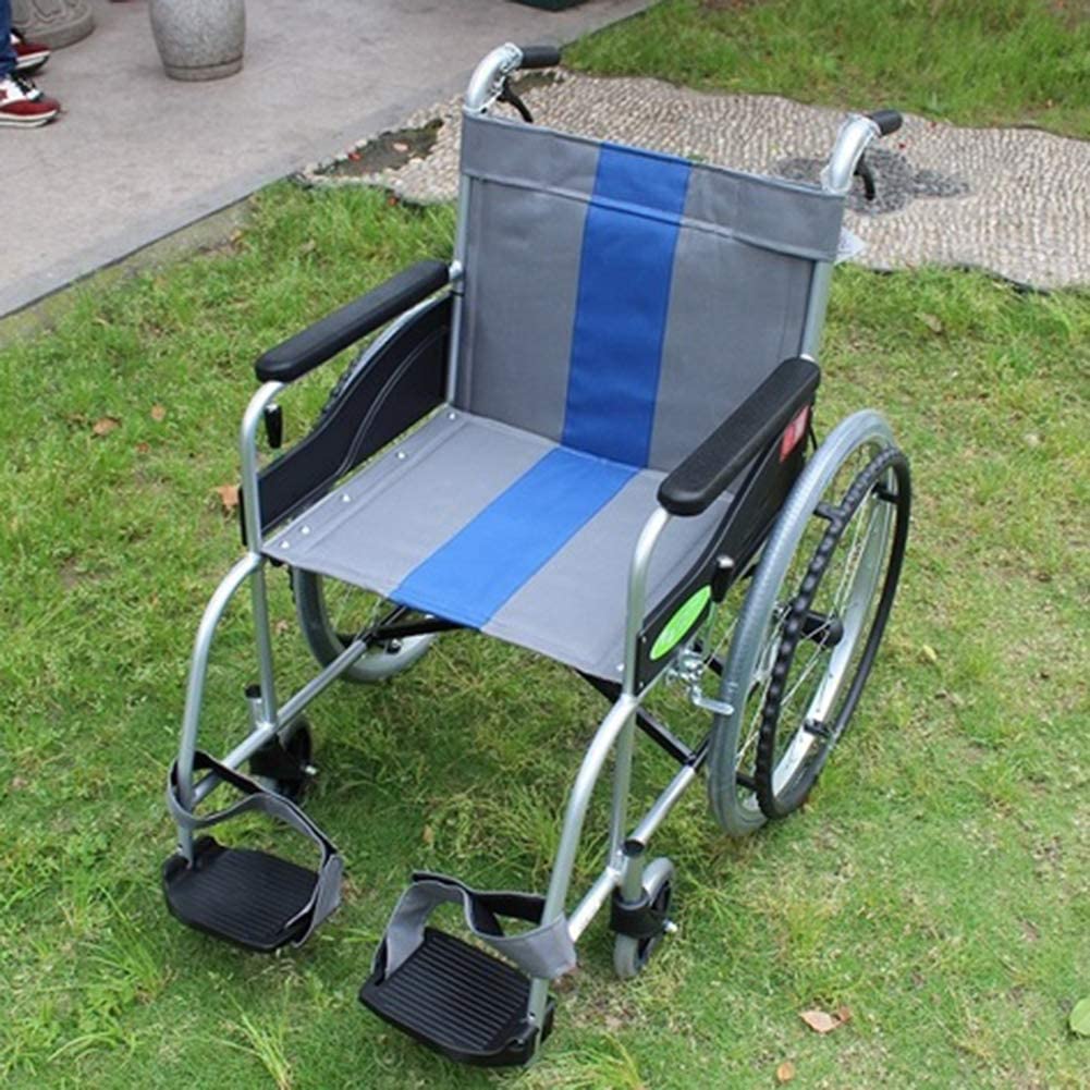 Wózki inwalidzkie Składany wózek inwalidzki Lekki składany wózek inwalidzki dla seniorów Aluminiowy wózek inwalidzki Super Wsparcie Podwójny pedał hamulca Skuter niepełnosprawny