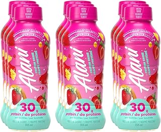 Protein Shake – Strawberry Shortcake Flavor – 12 fl oz Bottles – 9-Pack – Ready-to-Drink High Protein Beverage