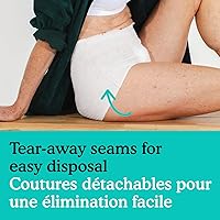 Vista 5 de Because Overnight Absorbency Pull Ups - Ropa interior desechable para incontinencia para adultos, calzoncillos nocturnos extra absorbentes