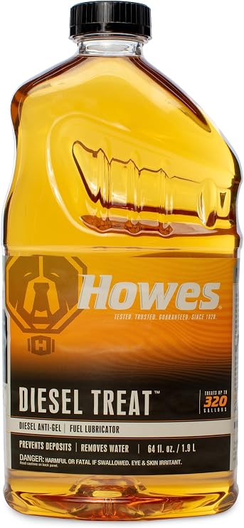Howes Diesel Treat 64-Ounce Anti-Gel and Diesel Fuel Lubricator Casepack (Six 64-Ounce Bottles)...