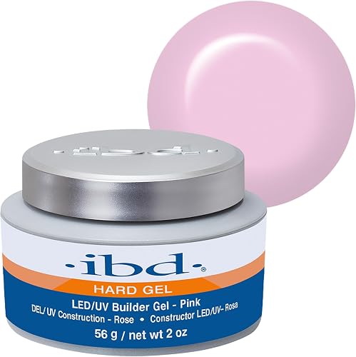 IBD Hard Gel - LED/UV Builder Gel Pink, 1 paquet (1 x 56 …