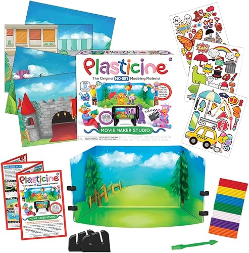 Miniatura 3 de Plasticine Movie Maker Studio - Material de modelado no seco - Kit creativo - Edades 5+