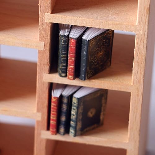 Miniatura 2 de DIY hecho a mano 112 3 piezas libro de casa de muñecas exquisito fácil de usar casa de muñecas de papel libro en miniatura decoración de casa de