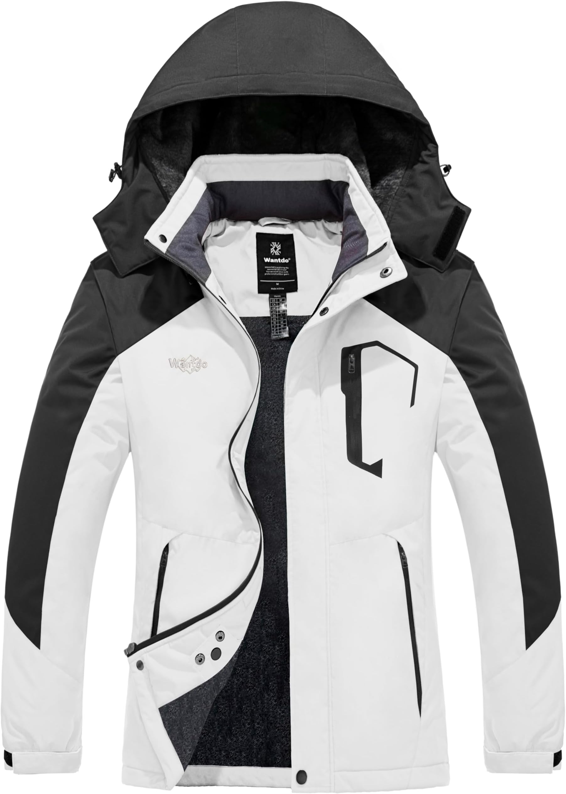 Women's Waterproof Ski Jacket Mountain Windproof Rain Jacket Winter Warm Snow Coat