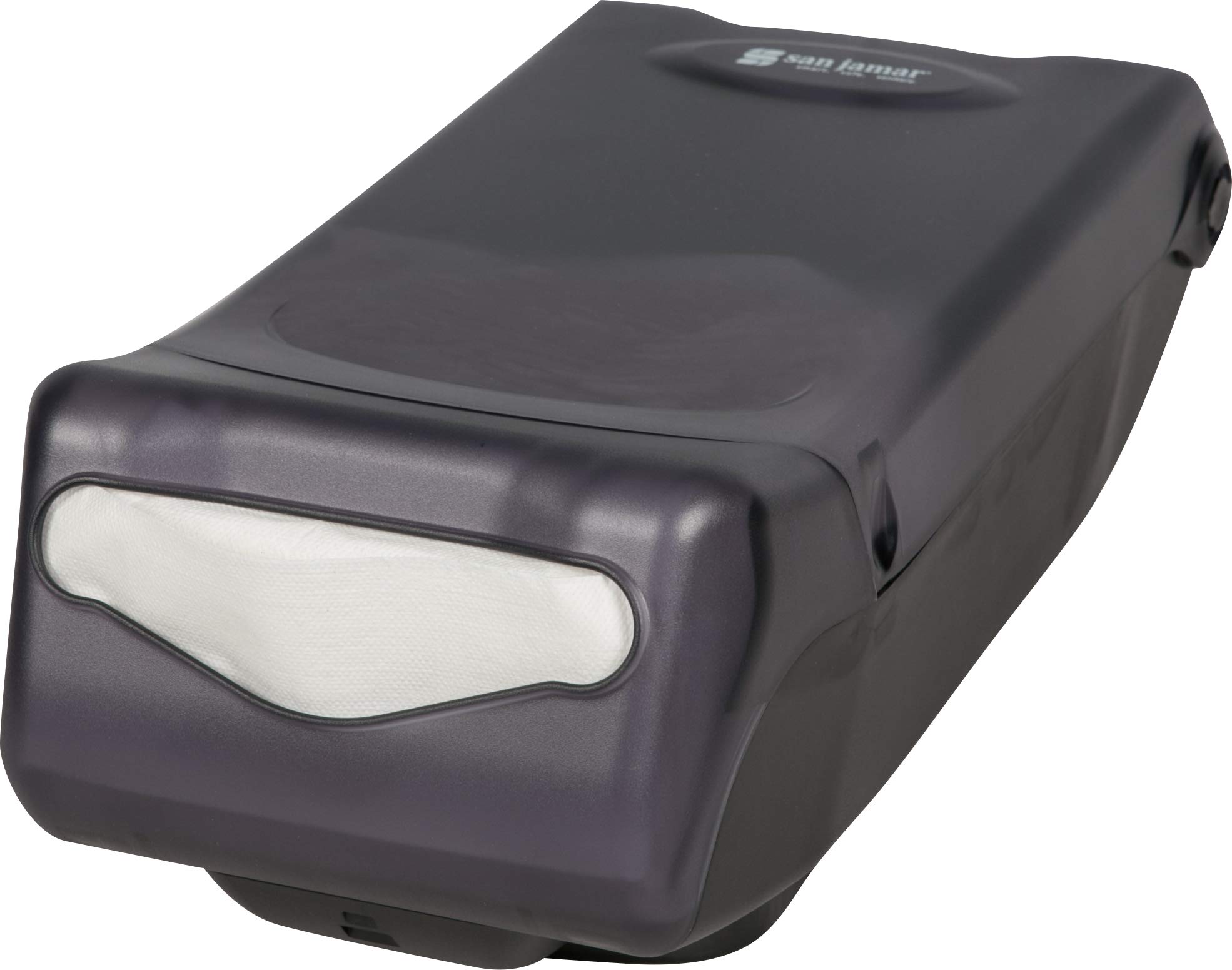 San Jamar h5000tbk Venue encimera servilleta dispensador, colector, cara, 450 de control + capacidad, 149 mm H x 203 mm W x 400 mm D, color negro perla