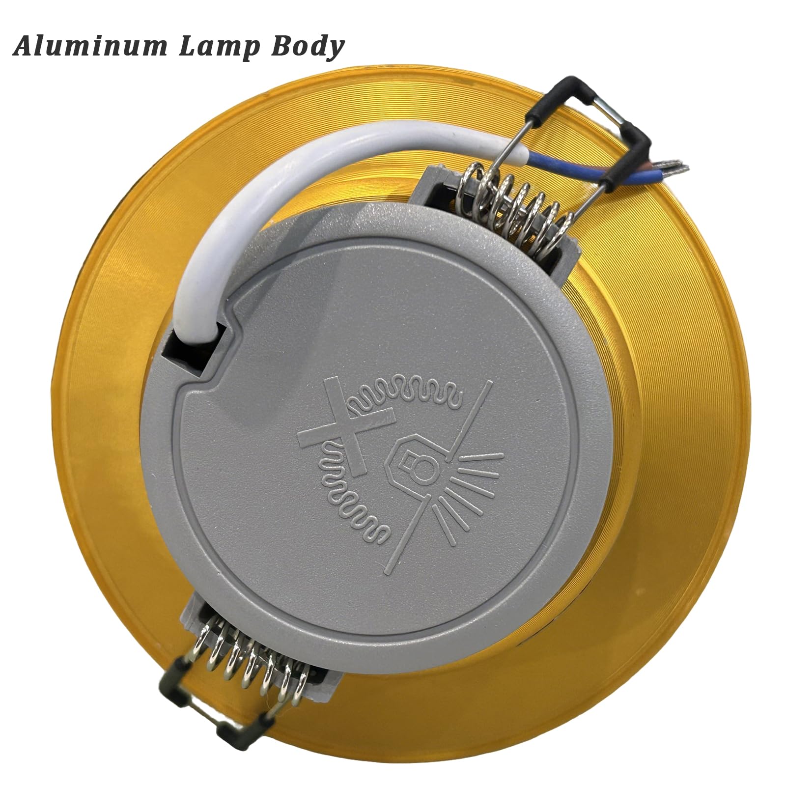 Faretto da Incasso A LED Faretti da Incasso Commerciali per La Casa Soggiorno Camera da Letto Plafoniera Antiriflesso Dorata 3W/5W/7W Luci per PC in Alluminio 1 Confezione