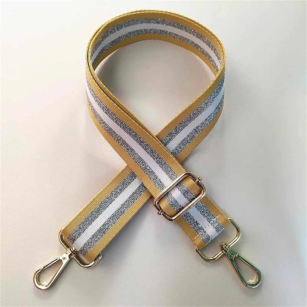 NIUSAIFEI Striped Purse Strap Replacement Crossbody Handbag Stripe Wide Adjustable 51