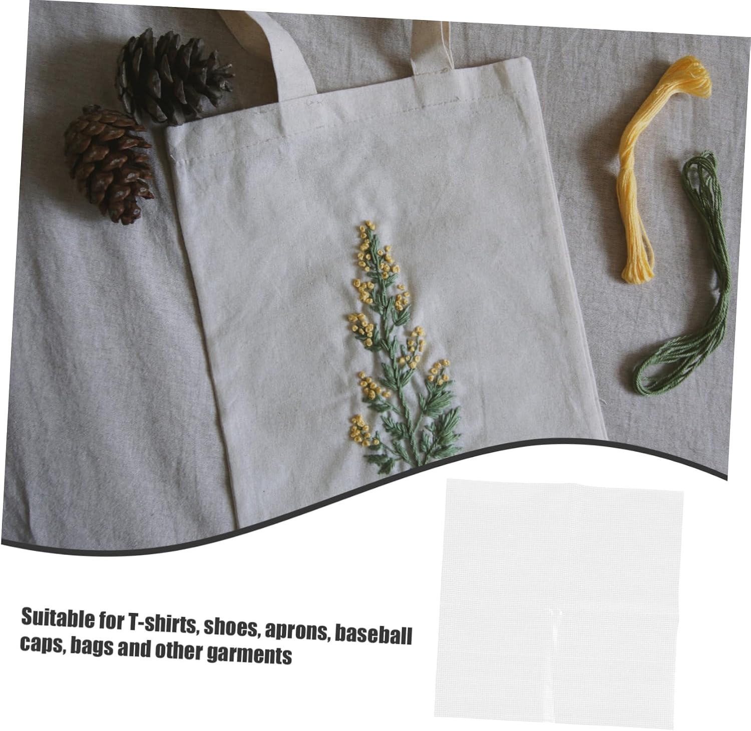 OHPHCALL Embroidery Stabilizer Water Soluble Embroidery Wash Away Machine Stabilizer DIY Sewing Soluble Film