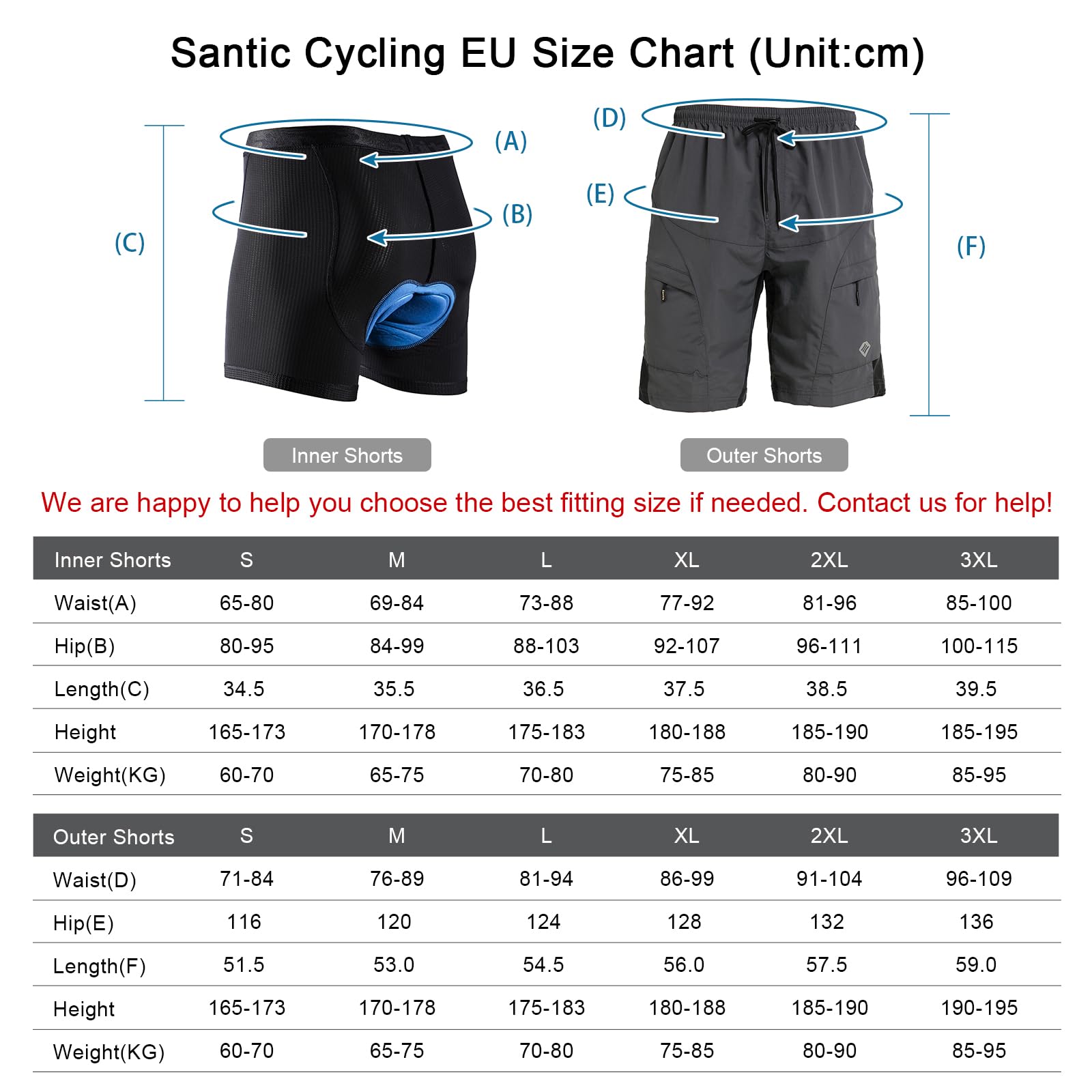 Santic Męskie Spodenki Na Rower Górski Loose Edition Lekkie RRowerowe MTB Coolmax Oddychająca