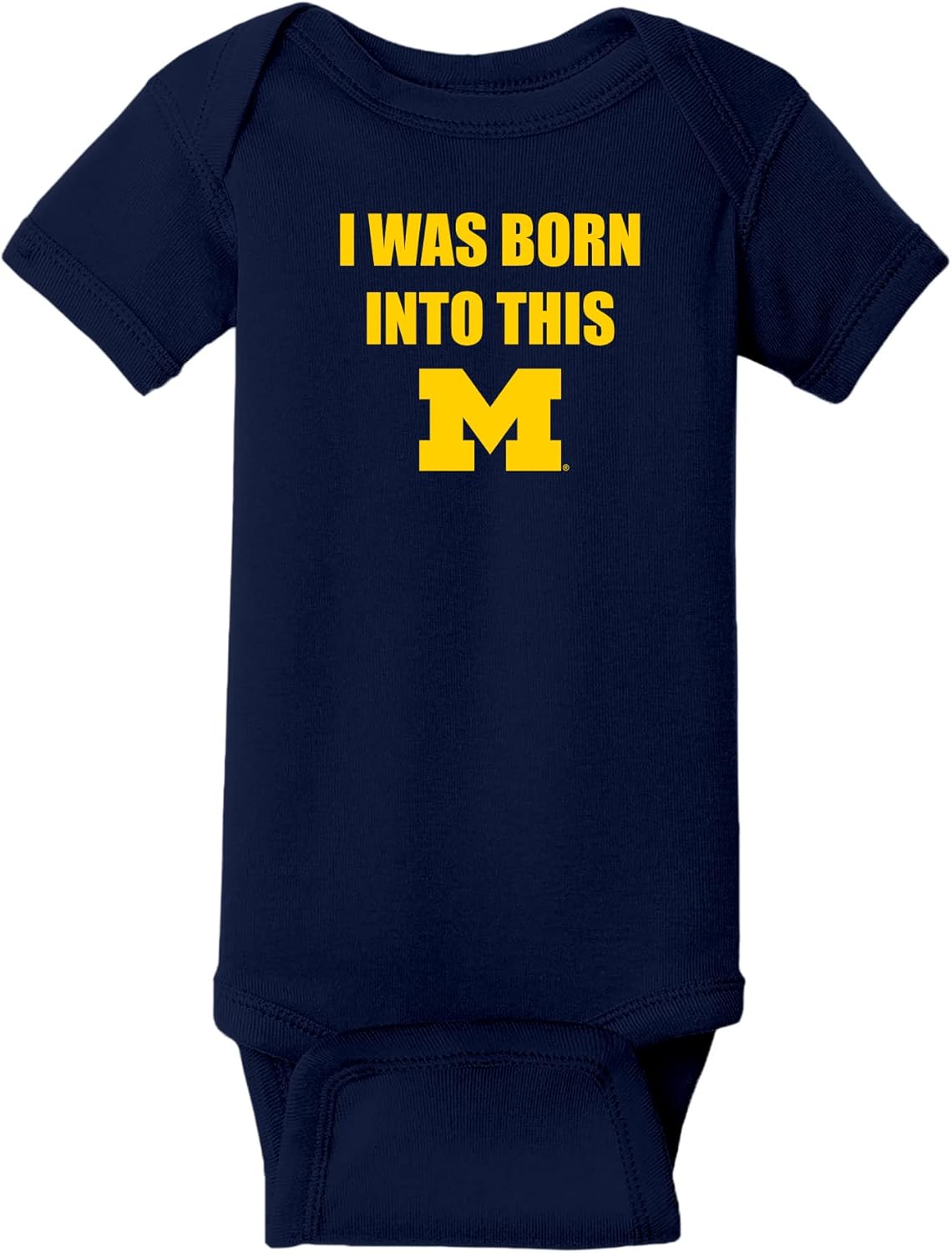 NCAA Born Into This, Team Color Infant Creeper Bodysuit, College, University