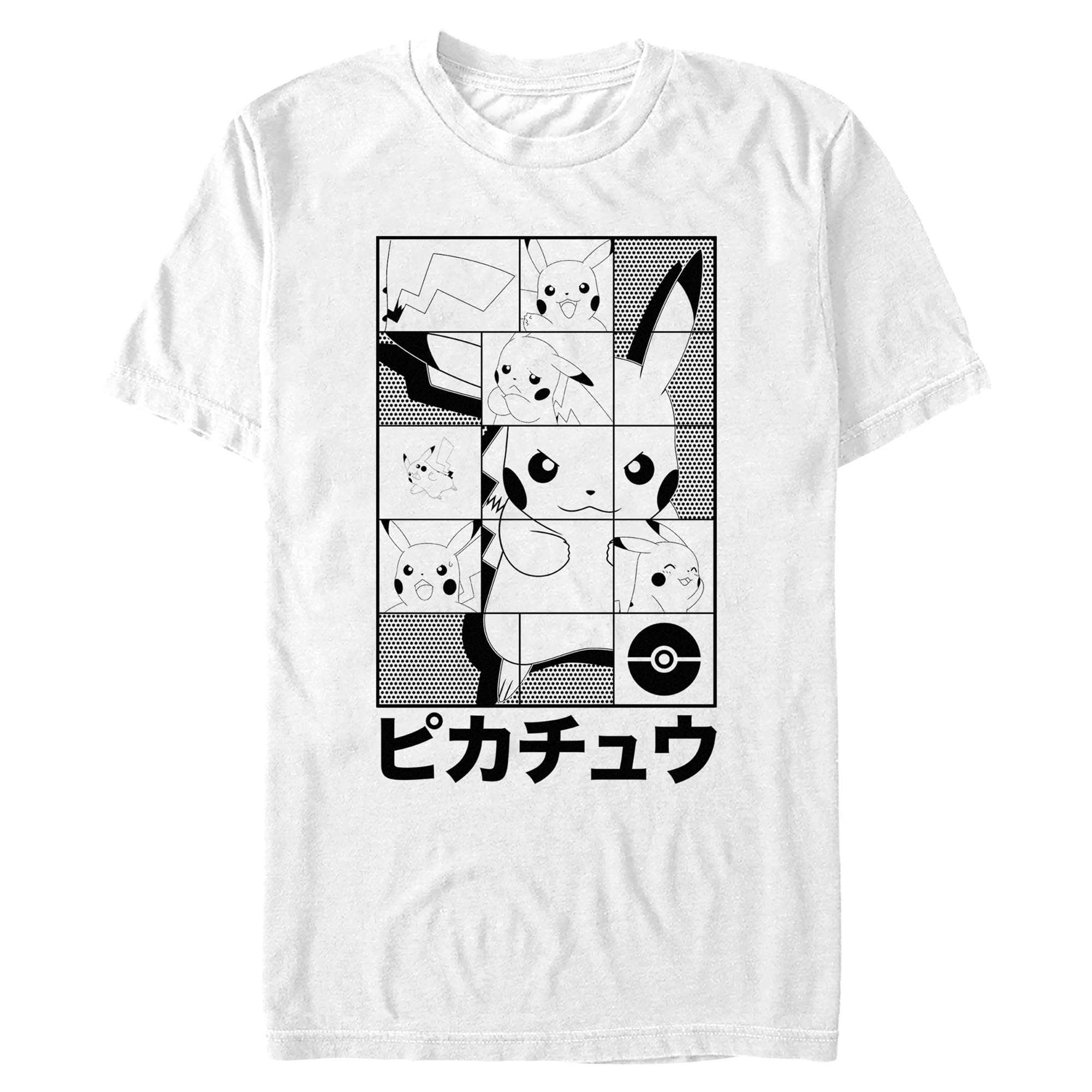 Pokémon Pikachu Japanese Puzzle Power T-Shirt