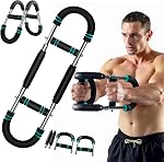 Twister Arm Trainer, 70-110lb Adjustable Chest Workout Equipment, Arm Trainer, Gorilla Bar, Portable Power Twister Bar, Detachable Design Fitness Anywhere