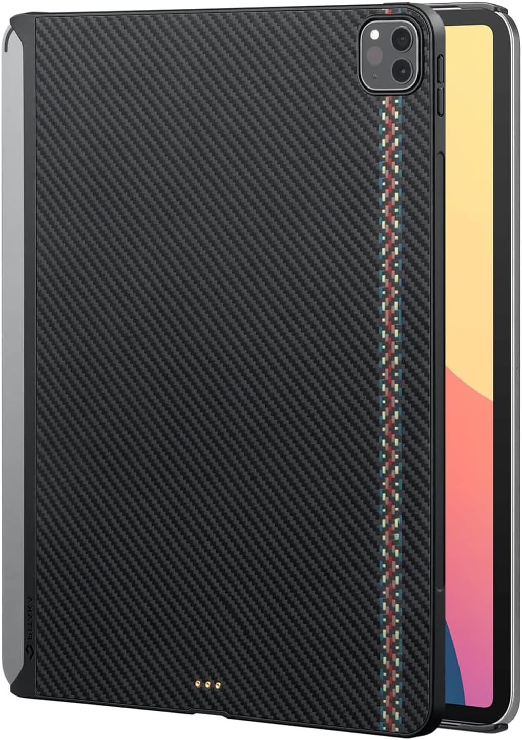 Pitaka iPad Pro 11 Inch Case (2022/2021, 4th/3rd Generation), iPad Pro 11 inch Case Compatible with Magic Keyboard, Fits MagEZ Folio 2 & MagEZ Stand, Aramid Fiber Made, Rhapsody [MagEZ Case 2]
