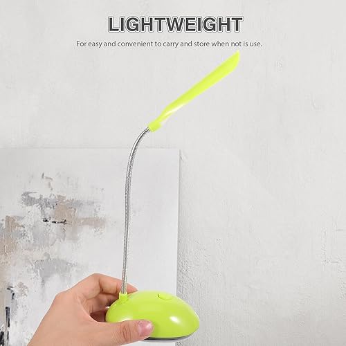 Miniatura 6 de Battery Powered Tabletop Lamp Portable Desktop Reading Light for Office Bedroom Night Use Compact Green LED Task Lamp