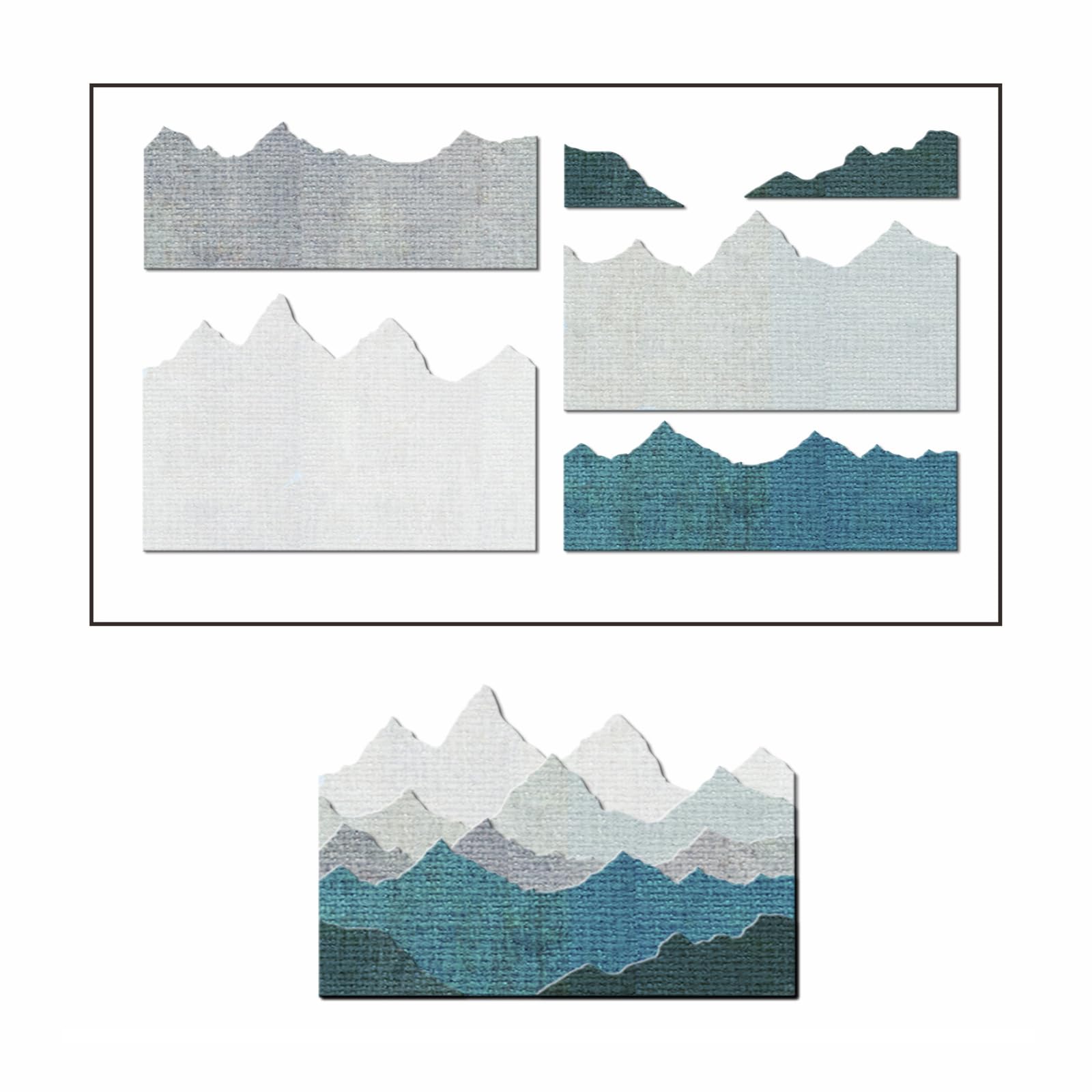 Puzzle Metal Cutting Stampes / Fustellatura / Stencil Per Scrapbooking Fai-da-te / Album Fotografico / Goffratura / Carte Di Carta Fai-da-te - Italia - Foto 5