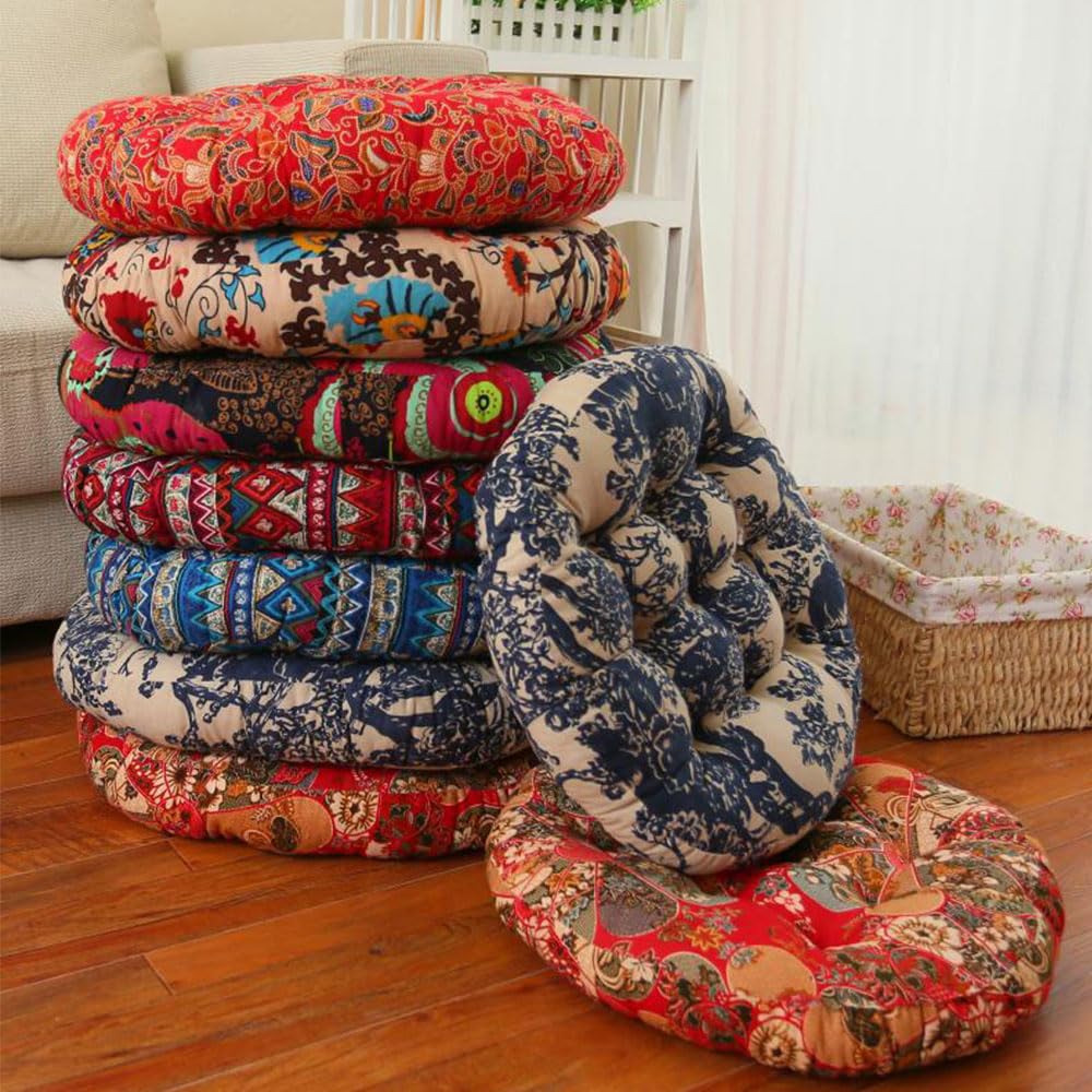 Surwin Coussin De Sol Coussin Chaise Style Boho, Carré