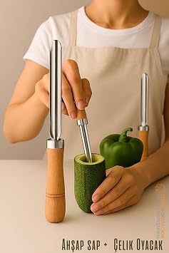 Transformacion Kabak Dolma Oyacağı Ahşap Saplı Scopelliti Design Şeffaf, 720443