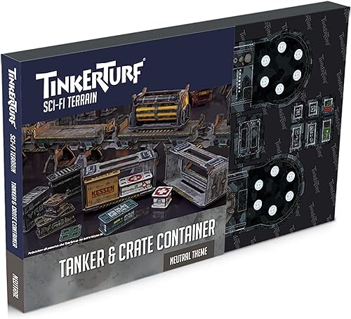 Tinker Turf - Terreno de ciencia ficción contenedores para tanques y jaulas, tema neutro, resistente, asequible, terreno a todo color de gran disponible en Yaxa Colombia