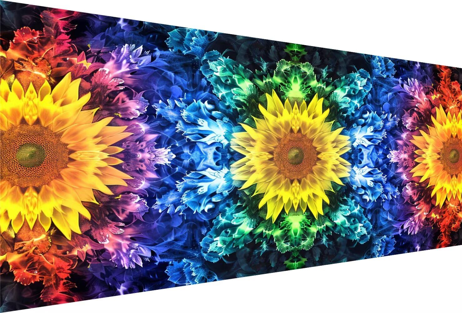 Diamond Painting Anlage Diamond Painting Erwachsene Mandala Bastelset Kinder ab 6 Jahre Mosaikherstellung Kreatives Geschenke für Mädchen Anfänger,Diamant Strass Arts Craft Zimmer Deko 70x140cm Y5-985