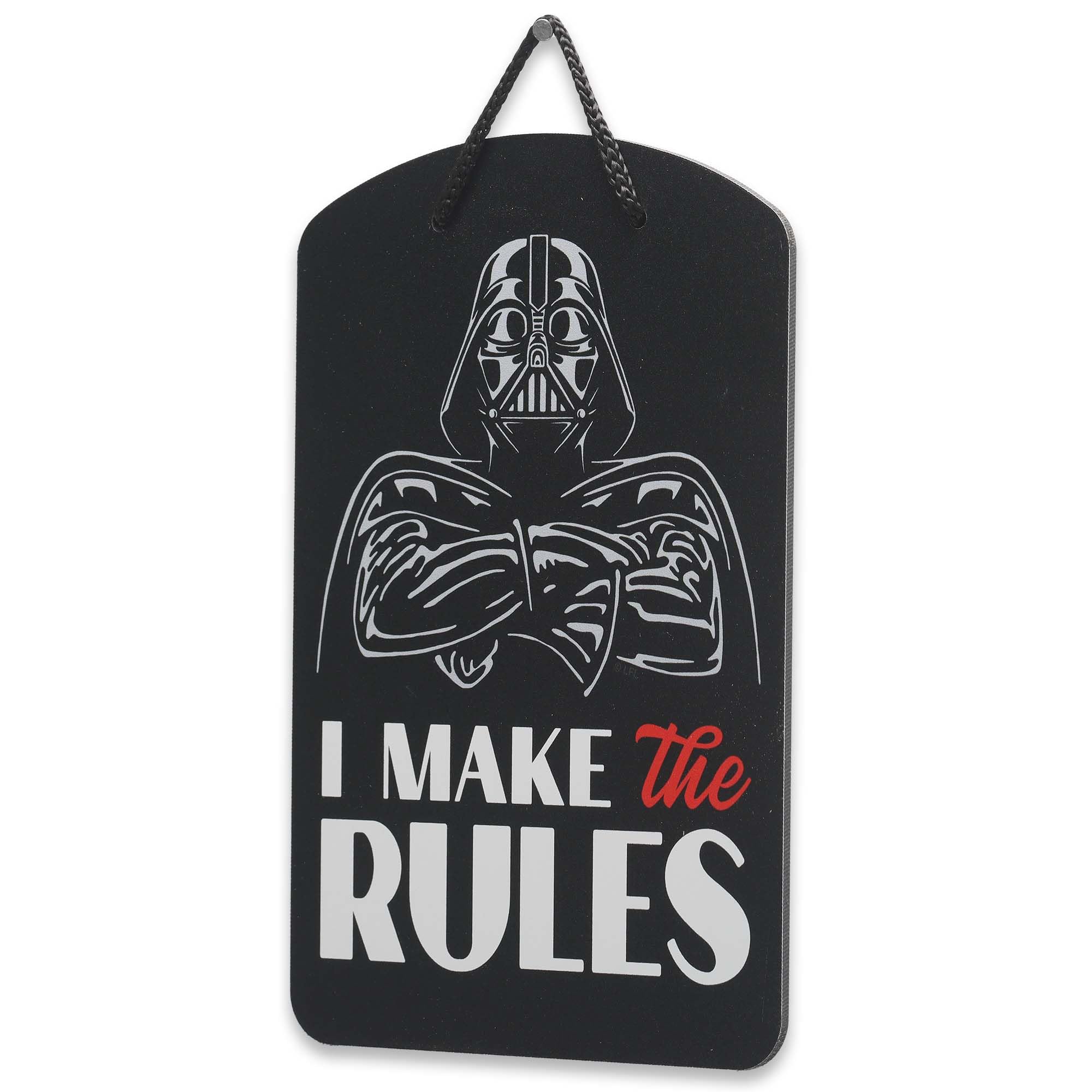 Amazon.com: Disney Star Wars Darth Vader I Make the Rules Hanging