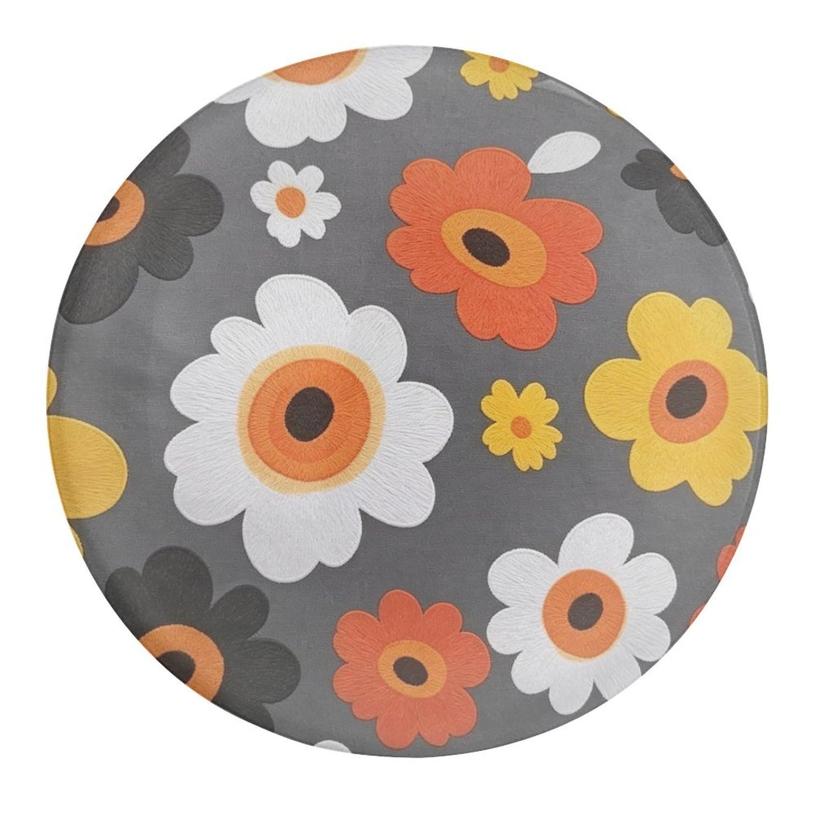 Fekiloot Style Floral Print Refrigerator Magnet Fridge Magnet4 Pcs