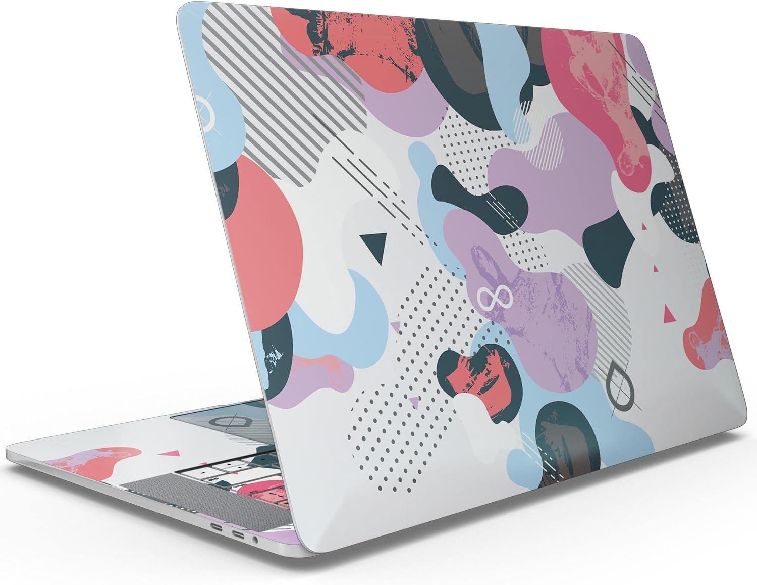 DesignSkinz - Geometric Modern Camouflage V1 - Full-Body Wrap Protective Decal Skin Kit Compatible with MacBook 16" Pro M1 (A2485)