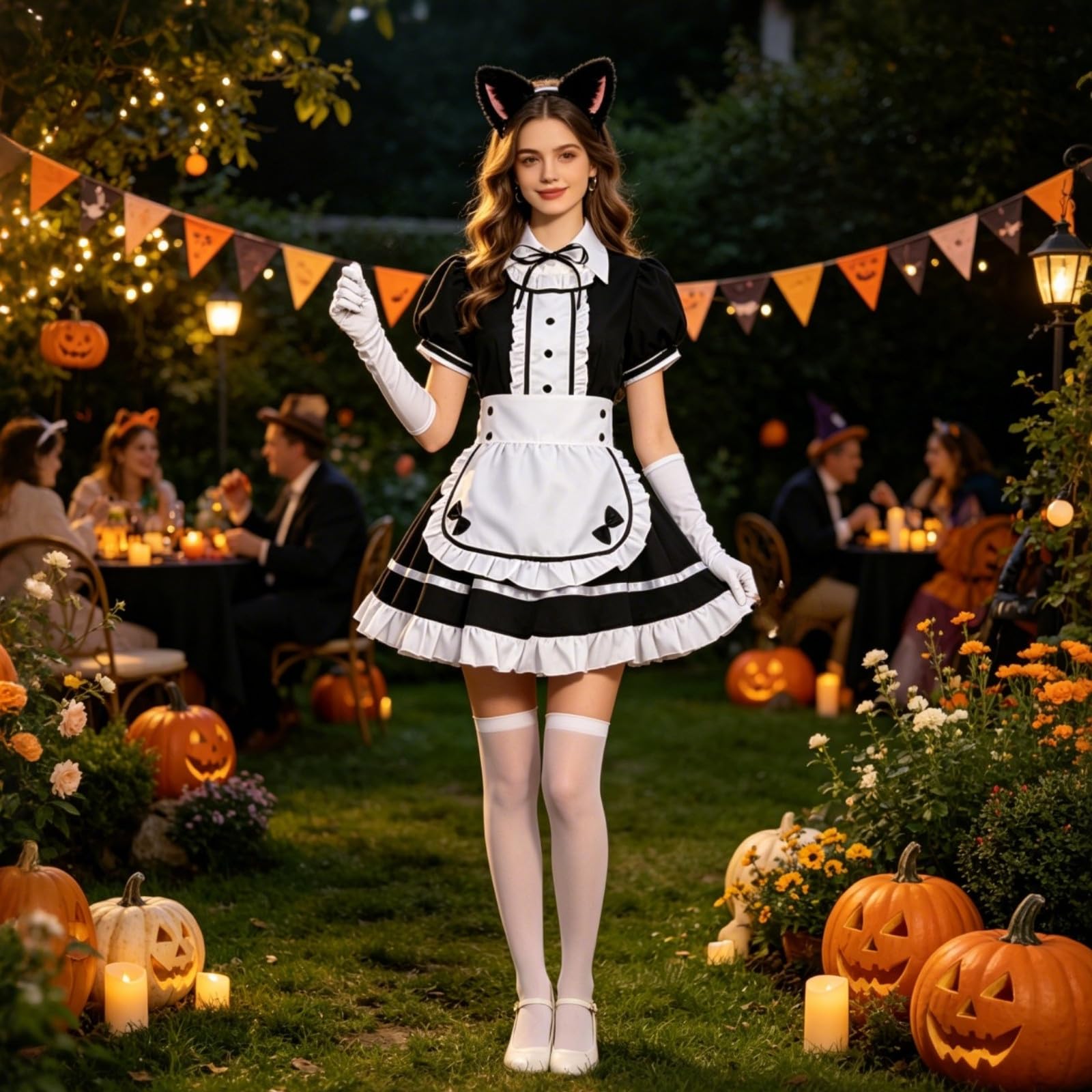 Costume de soubrette pour femme