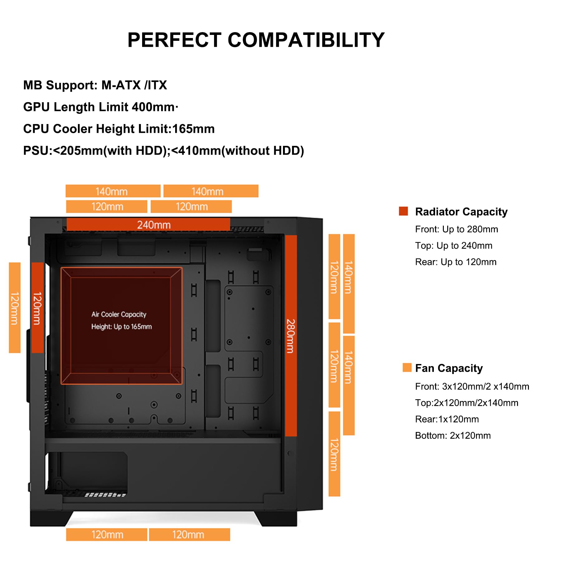 Amazon.co.jp: PCCOOLER CPS C3D310 ARGB PCケース M-ATX ミドルタワー