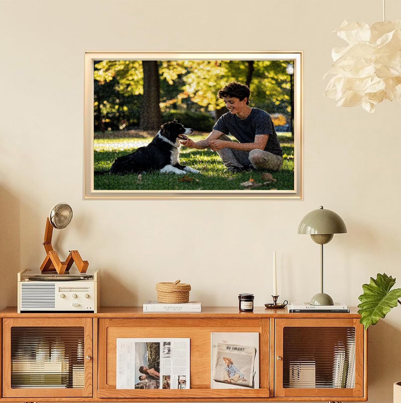 Puzzle Personalizado con Foto, Personalizada Rompecabezas Personalizado Diseña tu Logo Foto o Texto, Personalizado Navidad Halloween San Valentín Parejas Niños Familia Amigos h-2104