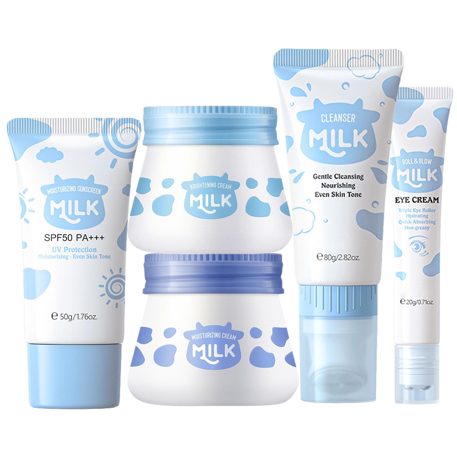 COSIM W CLEANSING CREME IN MILK セット Amazon.com : Milk Face Skincare Kit, Hydrating Skin Care Set