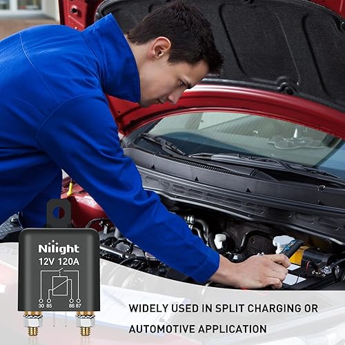 Miniatura 29 de Nilight 50044R - Juego de 5 cables de cobre estañado impermeables de 40/30 amperios, resistentes de 12 AWG, 5 pines, SPDT, estilo Bosch de 12 V