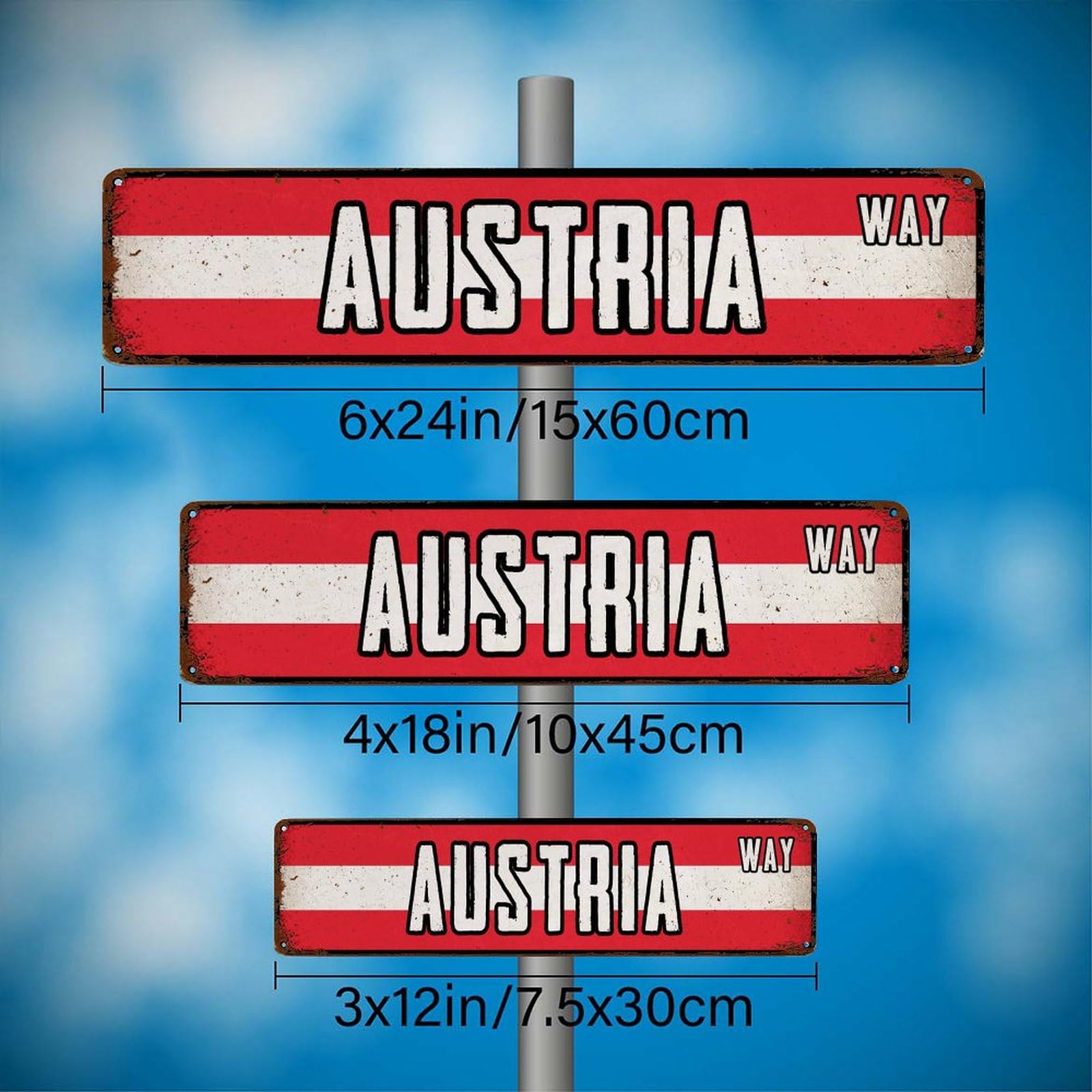 Sortida Sign Country Red Road Signs Country
