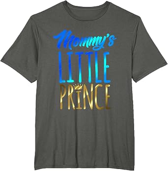 ABDL Tee Mommys Little Prince Boy Age Playing T-Shirt T-Shirt