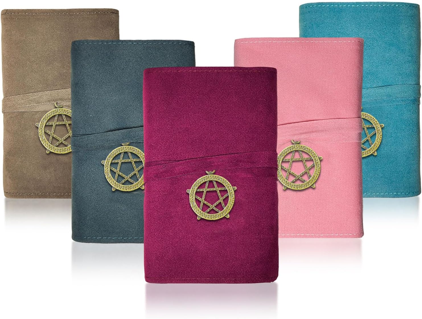 5Pcs Velvet Tarot Card Holder Star