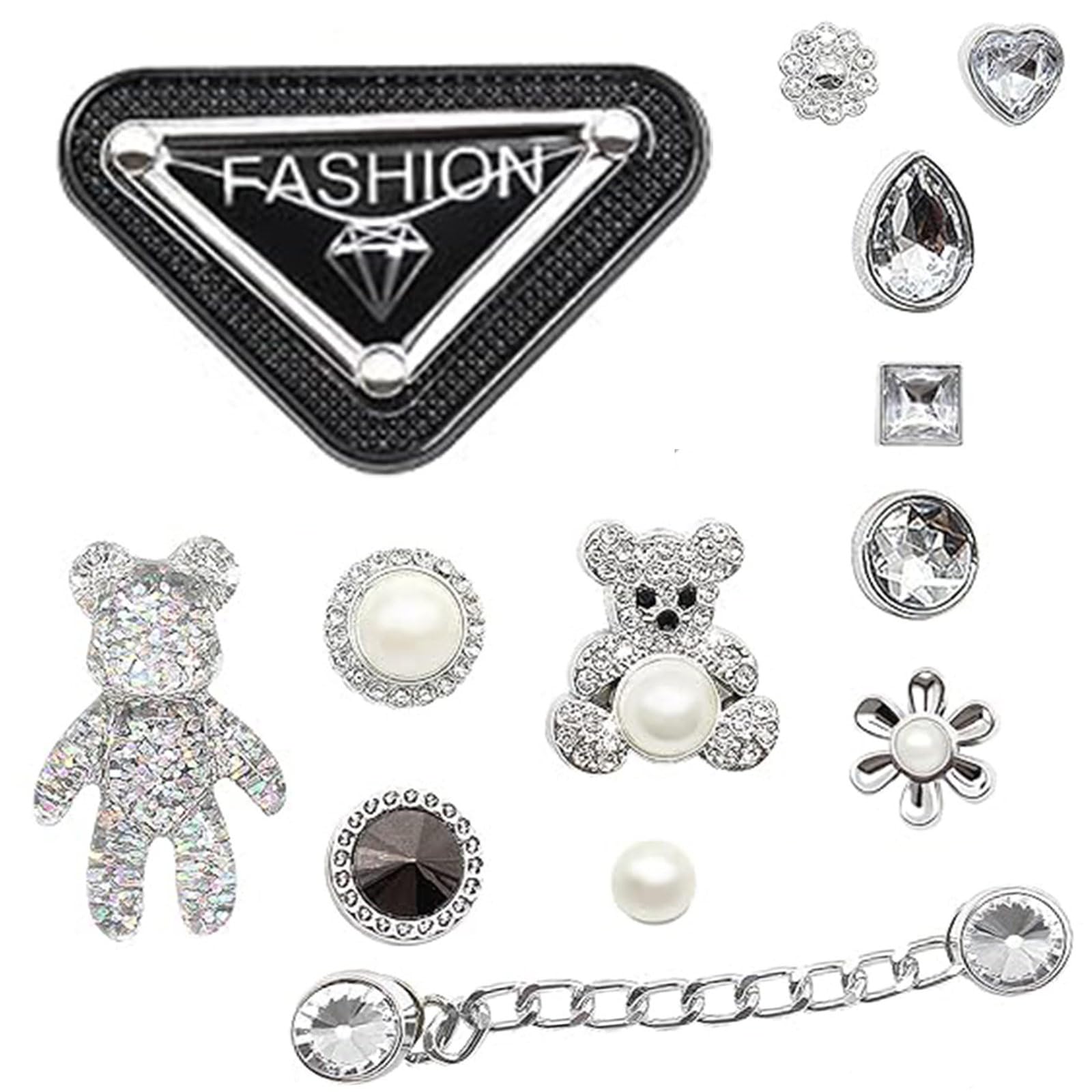 Sponsored Ad – Original Crocs Accessories Rhinestone Clasp Violent Bear diy accessories Decorative shoe flowers croc charms